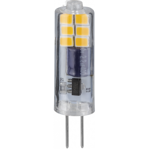 Лампа светодиодная LED 2.5вт 230в G4 тепло-белый капсульная