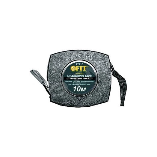 Рулетка, черный закрытый пластиковый корпус, стальная лента 50 м