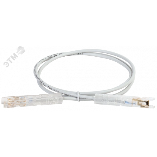 Патч-корд ITK категория 110-110 5Е 3 метр PVC серый