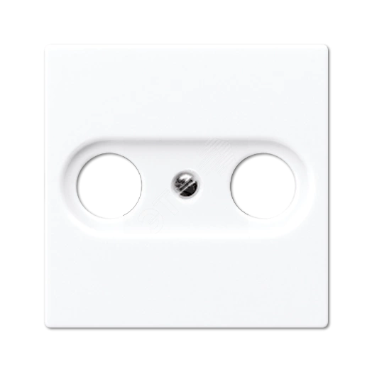 Накладка для телевизионной розетки (TV-FM)  Серия A500  Материал- дуропласт  Цвет- белый