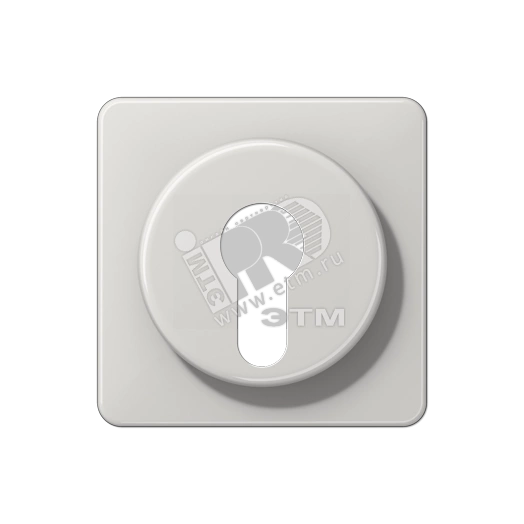 Крышка для выключателя с замком  светло-серая