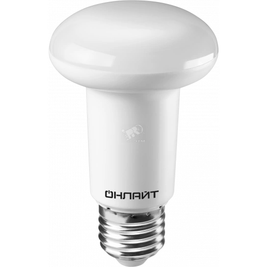 Лампа светодиодная LED зеркальная 8вт E27 R63 теплый ОНЛАЙТ