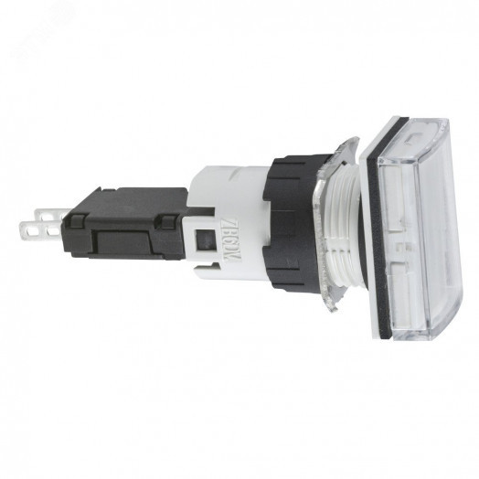 Лампа сигнальная 16ММ 12-24В белая с диодом