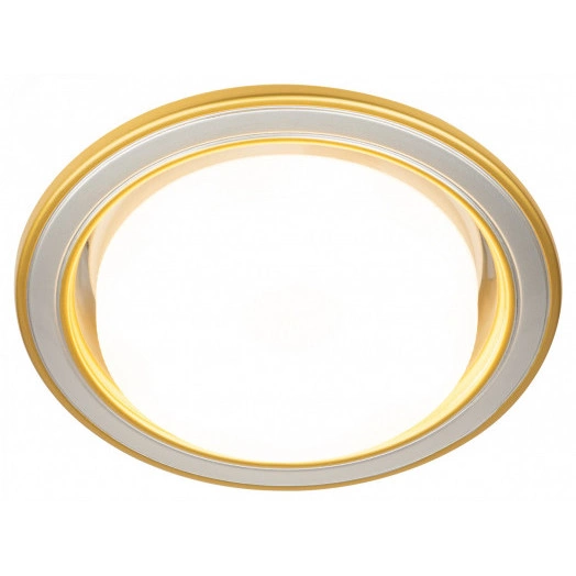 Светильник под лампу Gx53,220V, 13W, сатин никель/золото KL35 SN/G  ЭРА