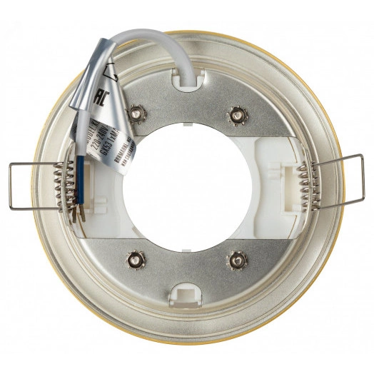 Светильник под лампу Gx53,220V, 13W, сатин никель/золото KL35 SN/G  ЭРА