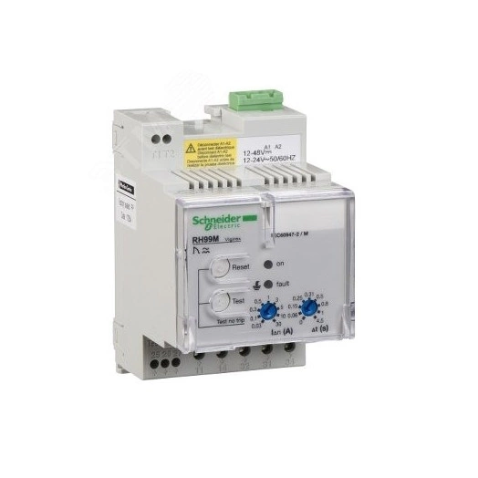 Реле RH99M 12/48В DC 12/24В 50Гц с ручным сбросом