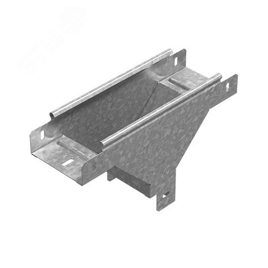 Ответвитель Т-образный вертикальный к лотку 150х80, толщ. 1,0 мм, Сендзимир цинк