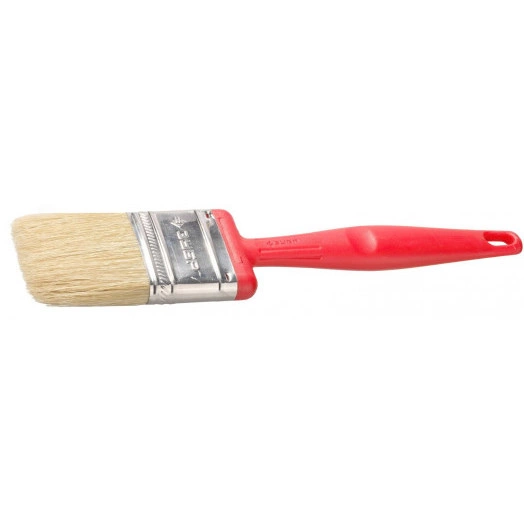 Кисть плоская ''БСГ-50'', с быстросъемной головой, натуральная щетина, пластмассовая ручка, 50мм