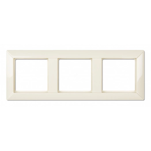 ECO Рамка 3-кратная для вертикальной и горизонтальной установки слоновая кость