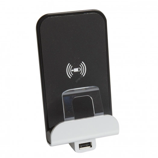 Livinglight.Беспроводное зарядное устройство Qi 1А с дополнительным разьемом USB A 5В 2,4А.