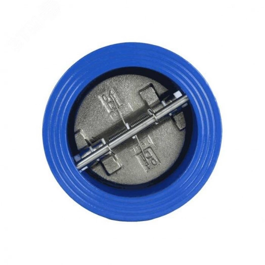 Клапан обратный Ду 250 двухстворчатый межфланцевый (корпус чугун, створки чугун)