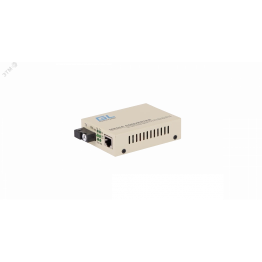 Медиаконвертер 1хRJ45, 1хSC 100/1000 Мб/c, Tx:1310/Rx:1550, до 20 км