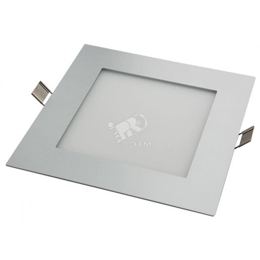 Светильник светодиодный ДВО-14Вт 1300Лм IP40 4250К матовый алюминий