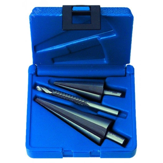 Набор сверл конусных, HSS, 2 пр., d 3-14, 6-20 мм, прямая канавка