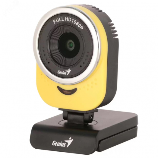 Веб-камера QCam 6000 1920x1080, микрофон,         360град, USB 2.0, желтый