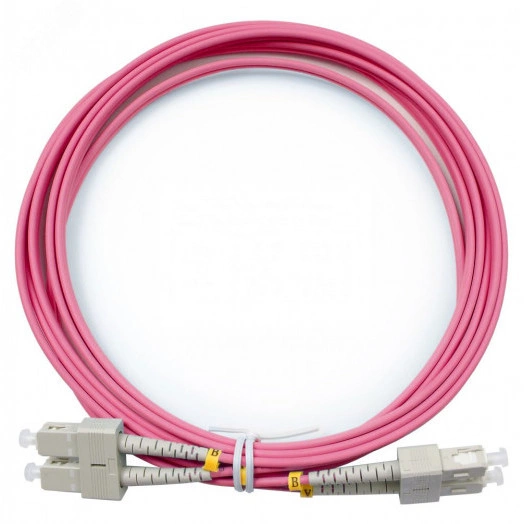 Шнур оптический duplex 3м SC-SC 50/125 mm OM4 LSZH FOP-50-OM4-SC-SC-3m