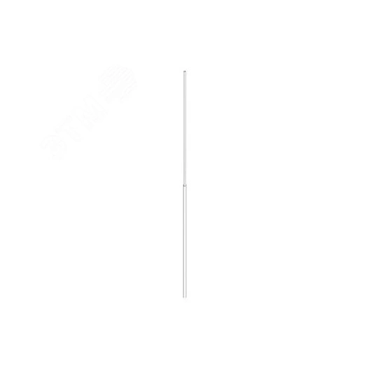 Суженный молниеприемник Д16/10 H-2000 мм для защиты надстроек/оборудования на кровле. Материал - алюминий.