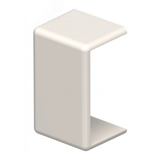 Стыковая накладка кабельного канала WDK 10x20 мм (ПВХ,кремовый)