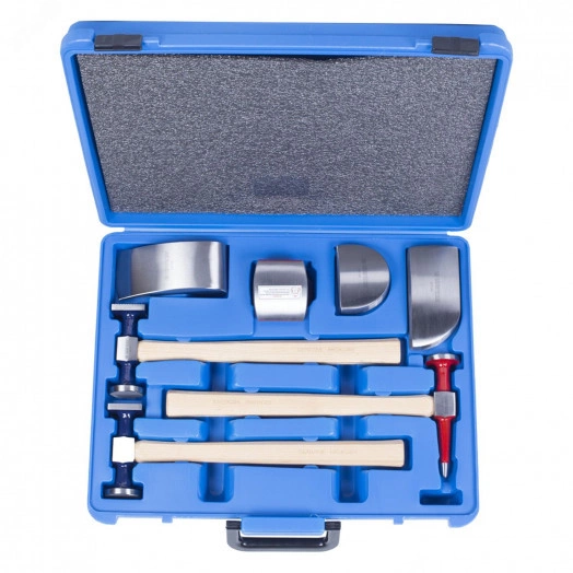 Набор рихтовочных молотков и поддержек, 7 предметов