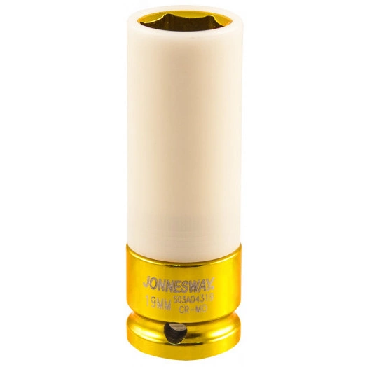 Головка торцевая ударная удлиненная тонкостенная 1/2''DR для легкосплавных колесных дисков, 19 мм