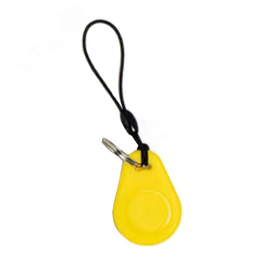 Брелок Mifare IL-75М силиконовый, с               кольцом/резинка, желтый