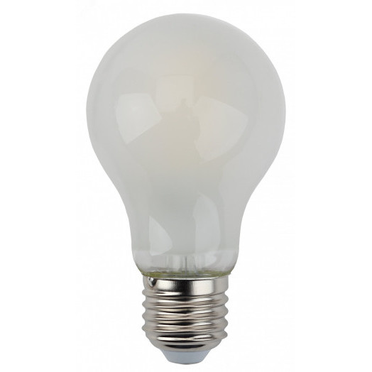 Лампа светодиодная F-LED A60-9W-840-E27 frost  (филамент, груша мат., 9Вт, нейтр., Е27) (10/100/1500) ЭРА