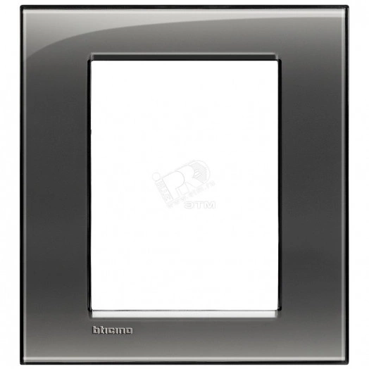 LivingLight Рамка прямоугольная 3+3 модуля Лондонский туман