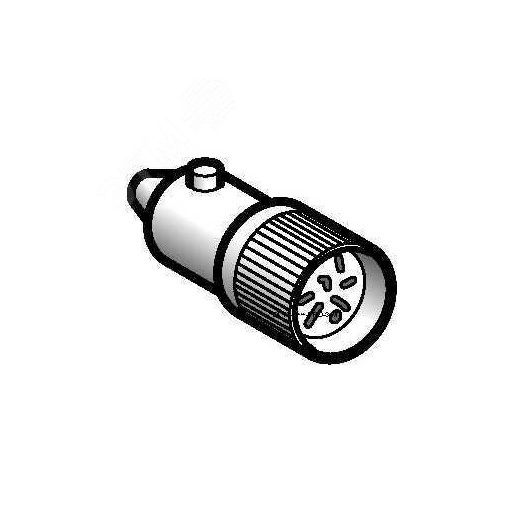 Элемент светодиодный 48В желтый