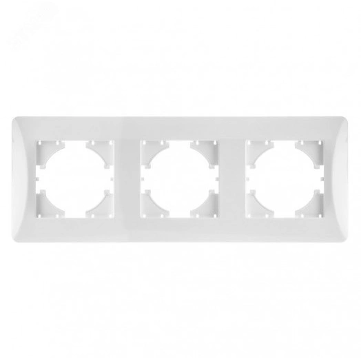 GUSI Ugra РАМКА 3-местная,  цвет белый.