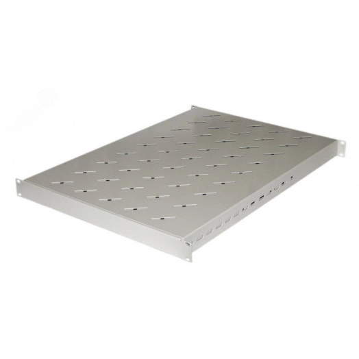 Полка TSD3M-1U-650/1100-RAL7035  c 19'' креплением, раздвижная