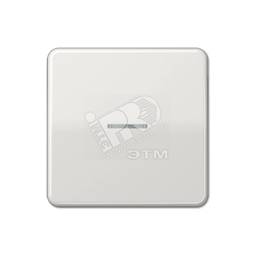 Клавиша с окошком и символом  освещение  для выключателей с подсветкой   золотой блеск