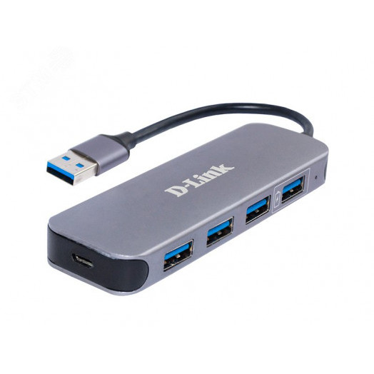 Концентратор 4 порта USB 3.0, до 5 Гб/с