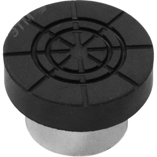 Адаптер бутылочного домкрата с резиновой накладкой для штока D-28мм