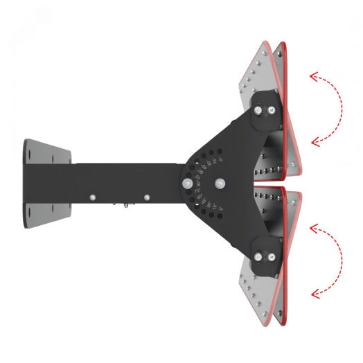 Прожектор LED УРАН ПРОМ (СБУ) 480Вт 67200Лм КСС К1 (25-30) 5,0К прозрачный рассеиватель IP67 (LE-СБУ-66-480-6552-67Х)