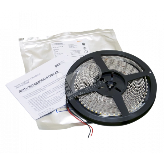 Лента светодиодная LEDx120/м 1м 10Вт/м 12В теплый белый IP20 (5м)