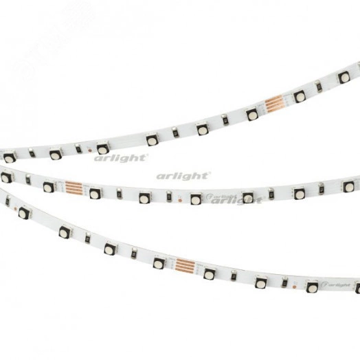 Лента LED MINI-60-24V RGB 5mm (3535, 5m, LUX) (ARL, 6 Вт/м, IP20)