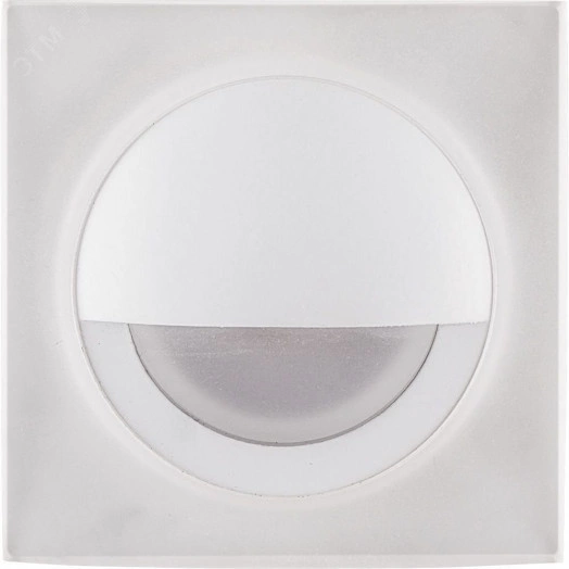 Светильник светодиодный ДВО-3w 4000К 210Лм квадратный белый