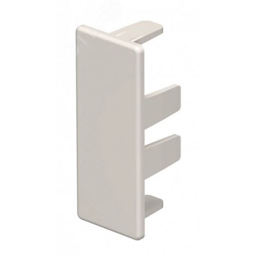 Заглушка кабельного канала торцевая WDK 20x50 мм (ПВХ, кремовый)