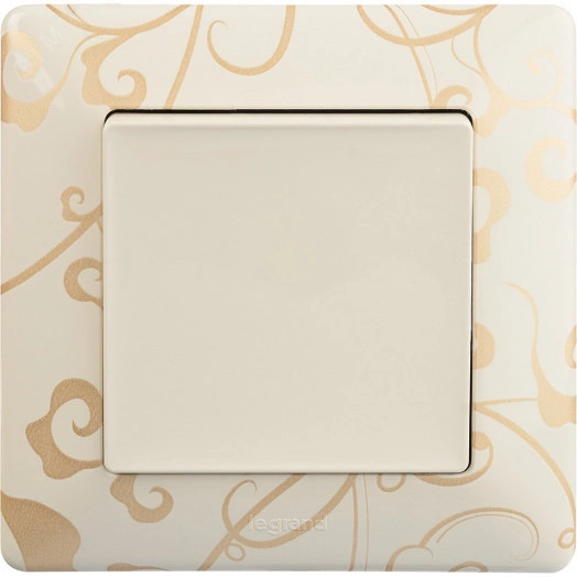 Valena LIFE Рамка 1 пост Ампир бежевый универсальная