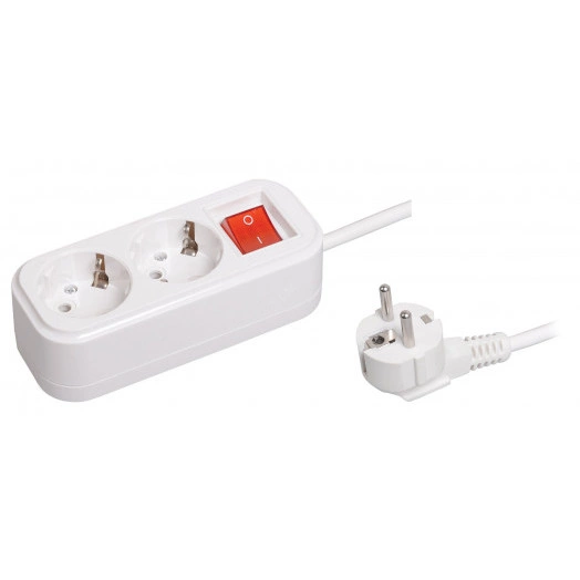 Удлинитель У02В 2 места 2Р+РЕ/1.5 метра 3х1мм.кв 16А/250В CLASSIC