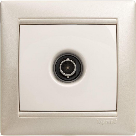 Механизм розетки TV СП Valena 1.5дБ бел. Leg 774429