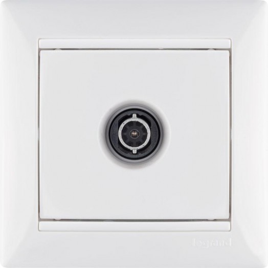 Механизм розетки TV СП Valena 1.5дБ бел. Leg 774429