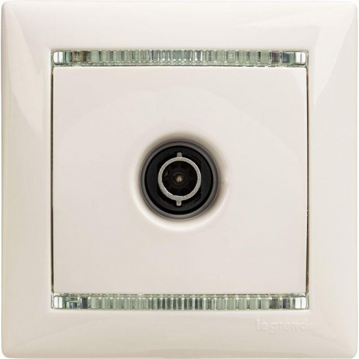 Механизм розетки TV СП Valena 1.5дБ бел. Leg 774429