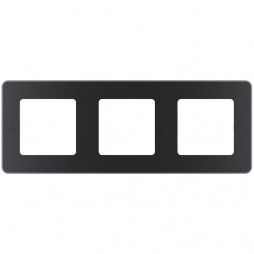 Рамка 3-м Inspiria антрацит Leg 673953