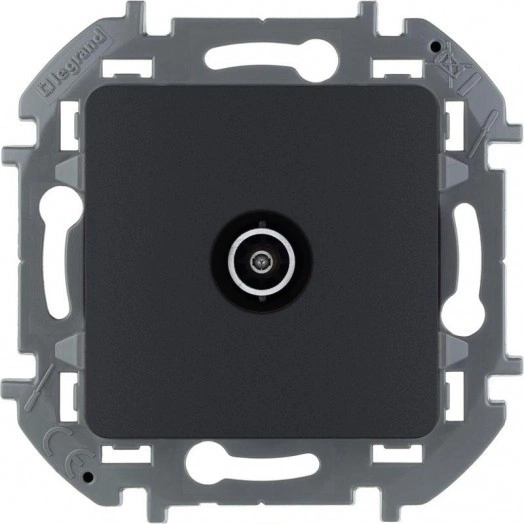 Механизм розетки TV "звезда" Inspiria 2дБ 0-2400мГц антрацит Leg 673853