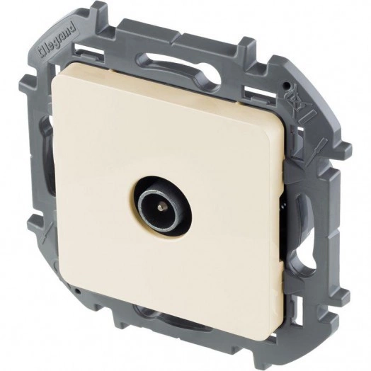 Механизм розетки оконечной TV Inspiria 10дБ 5-862мГц сл. кость Leg 673871