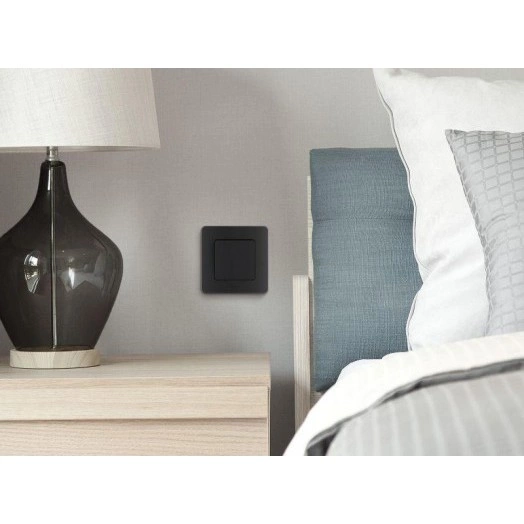 Механизм выключателя 1-кл. Inspiria 10А IP20 250В 10AX антрацит Leg 673603