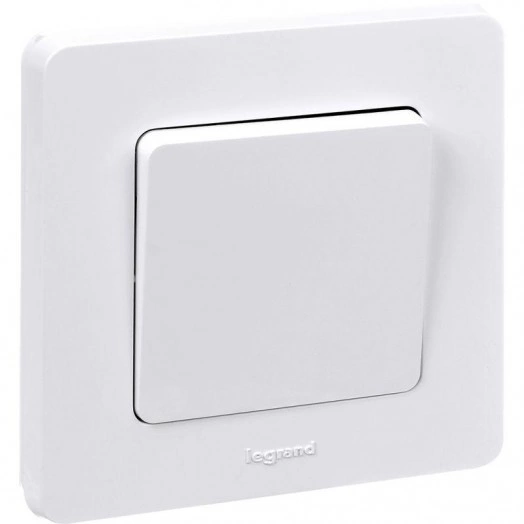 Механизм выключателя 1-кл. Inspiria 10А IP20 250В 10AX бел. Leg 673600