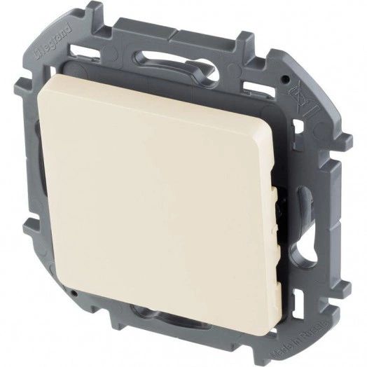 Механизм выключателя 1-кл. Inspiria 10А IP20 250В 10AX сл. кость Leg 673601