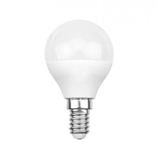 Лампа светодиодная 9.5Вт Шарик (GL) 2700К тепл. бел. E14 903лм Rexant 604-037